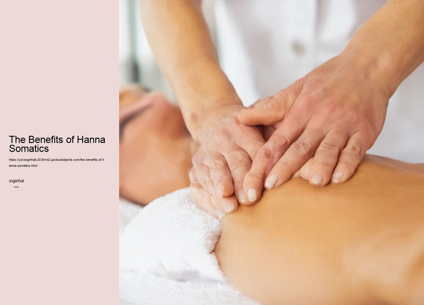 The Benefits of Hanna Somatics